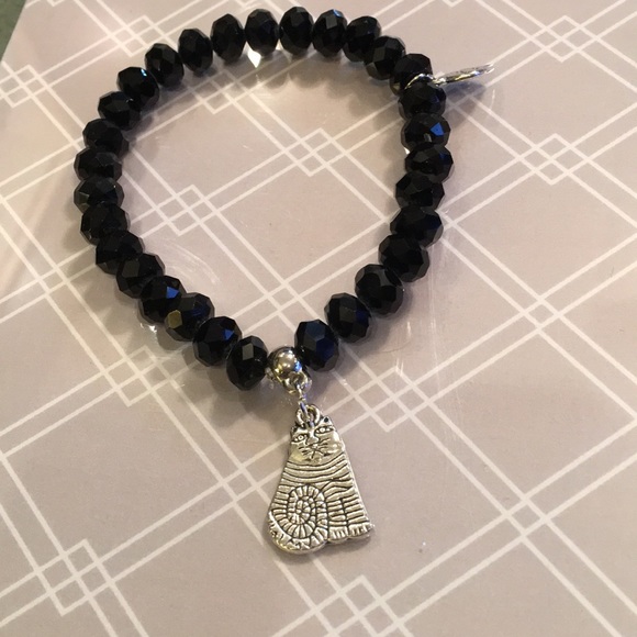 ⭐️ Gemstone cat bracelet I can change charm - Picture 1 of 3